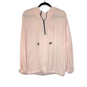 The Drop Pink Drawstring Hoodie